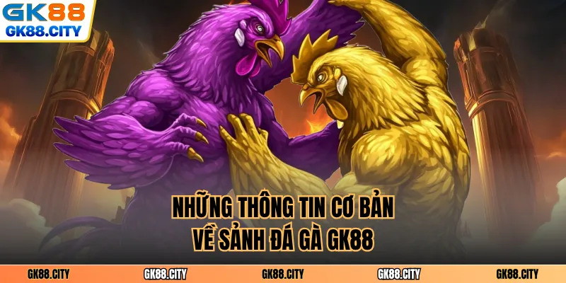 Những thông tin cơ bản về sảnh đá gà GK88